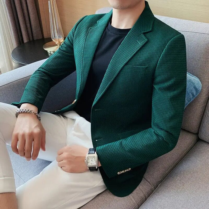 Blazer Masculino Classic Charmme LC012 Prod03 Loja Charmme Verde PP 