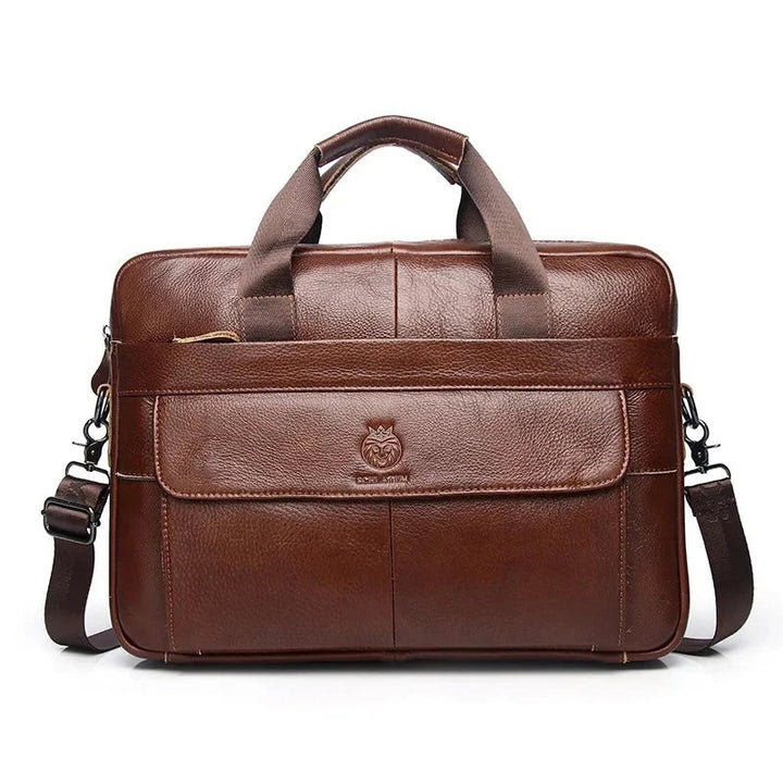 Bolsa Masculina Couro Legítimo Transversal - LC142 Prod204 Loja Charmme 