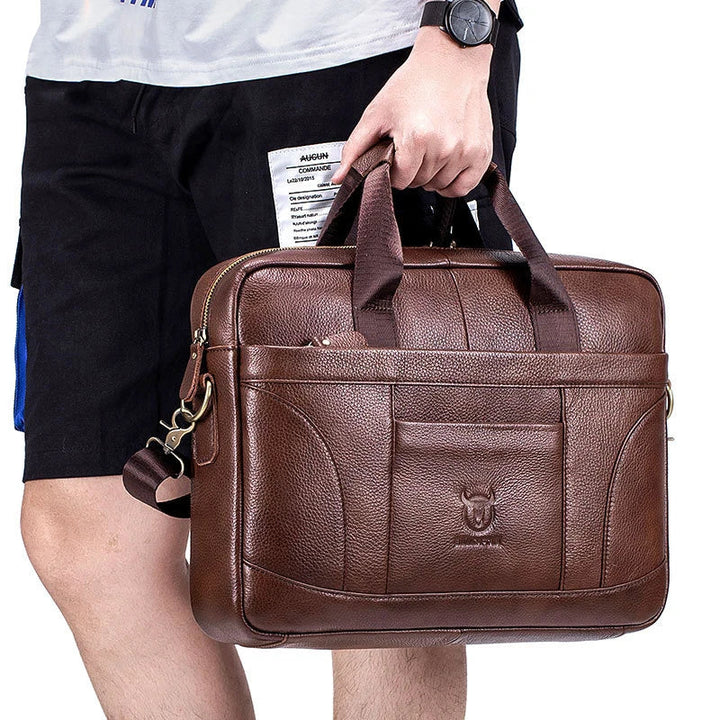 Bolsa Masculina Couro Legítimo Transversal - LC144 Prod202 Loja Charmme 