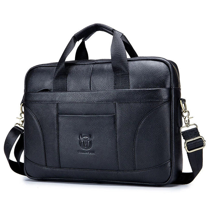 Bolsa Masculina Couro Legítimo Transversal - LC144 Prod202 Loja Charmme Preto 