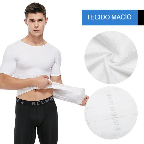 Camisa de Compressão Masculina Modeladora Prod260 Loja Charmme 