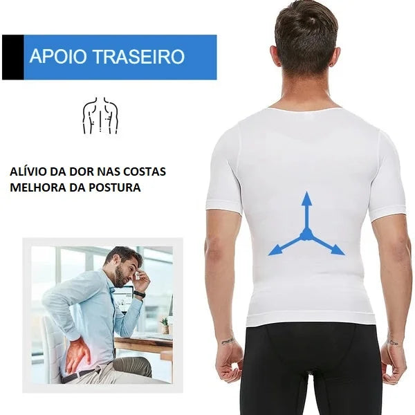 Camisa de Compressão Masculina Modeladora Prod260 Loja Charmme 