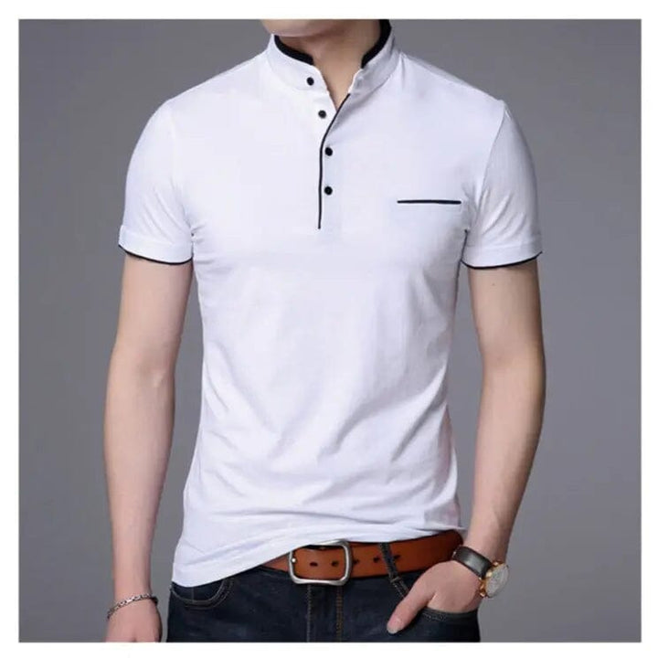 Camisa Gola Henley Masculina LC126 Prod120 Loja Charmme 