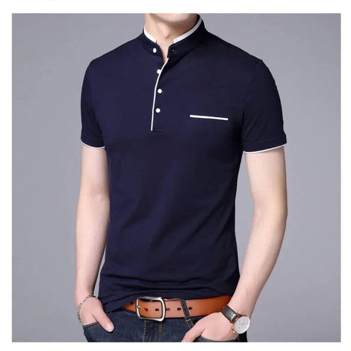 Camisa Gola Henley Masculina LC126 Prod120 Loja Charmme 