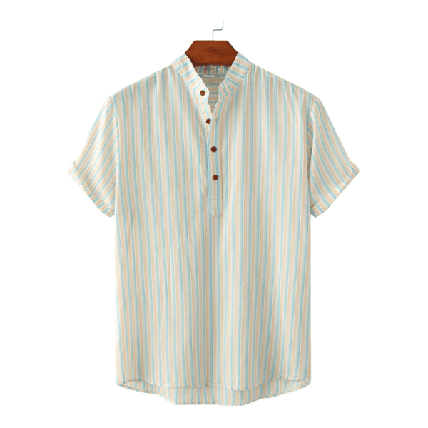 Camisa Manga Curta Gola Padre Masculina - LC1014 Prod25 Loja Charmme 