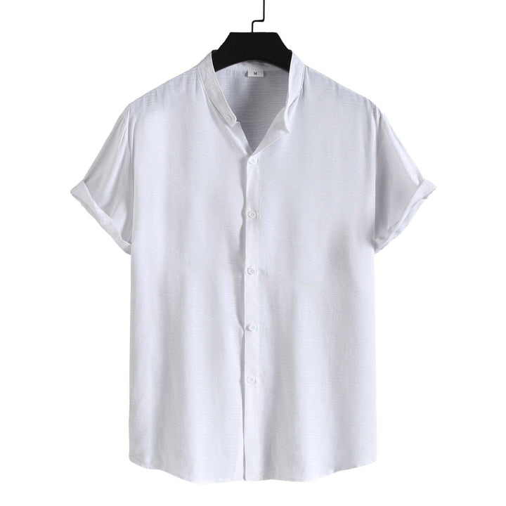 Camisa Manga Curta Masculina - LC1017 Prod28 Loja Charmme Branco P 