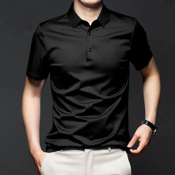 Camiseta Masculina Gola Polo LC127 Prod105 Loja Charmme Preto P 