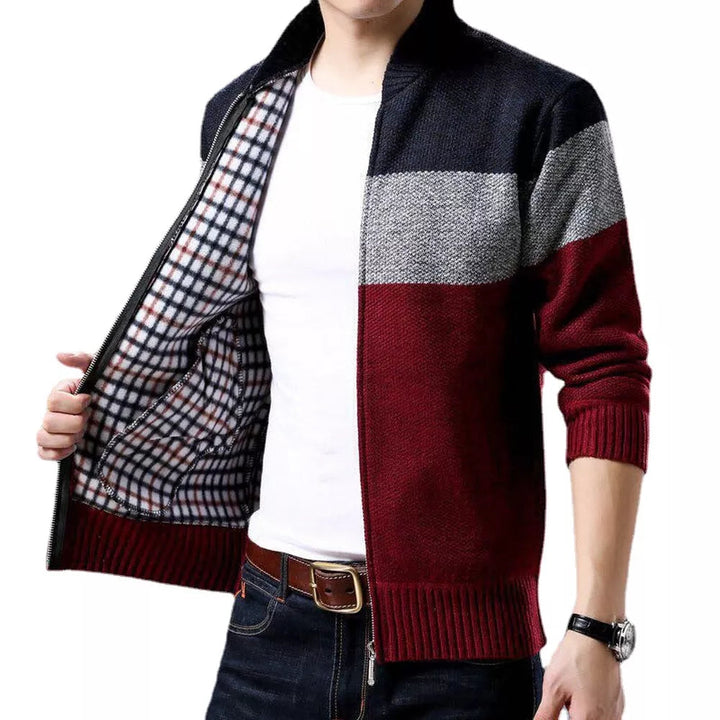 Casaco Masculino Com Zíper Cardigan - LC102 Prod183 Loja Charmme 