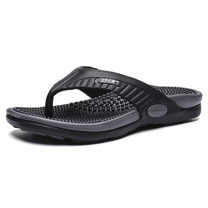 Chinelo Massageador Masculino Ortopédico Loja Charmme Black 45 