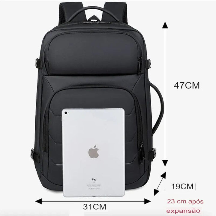 Mochila Impermeável Notebook Com USB - LC113 Prod143 Loja Charmme 