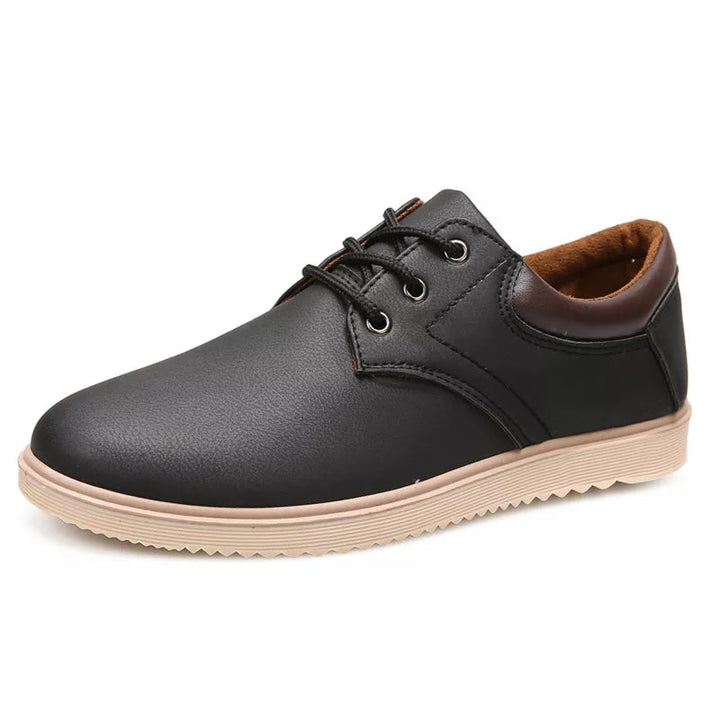 Sapato de Couro Masculino Confortável Casual - LC1030 Prod184 Loja Charmme Preto 37 