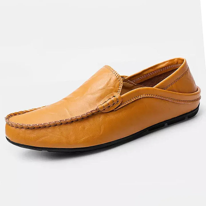 Sapato Mocassim de Couro Masculino - LC1034 Prod187 Loja Charmme Marrom 36 