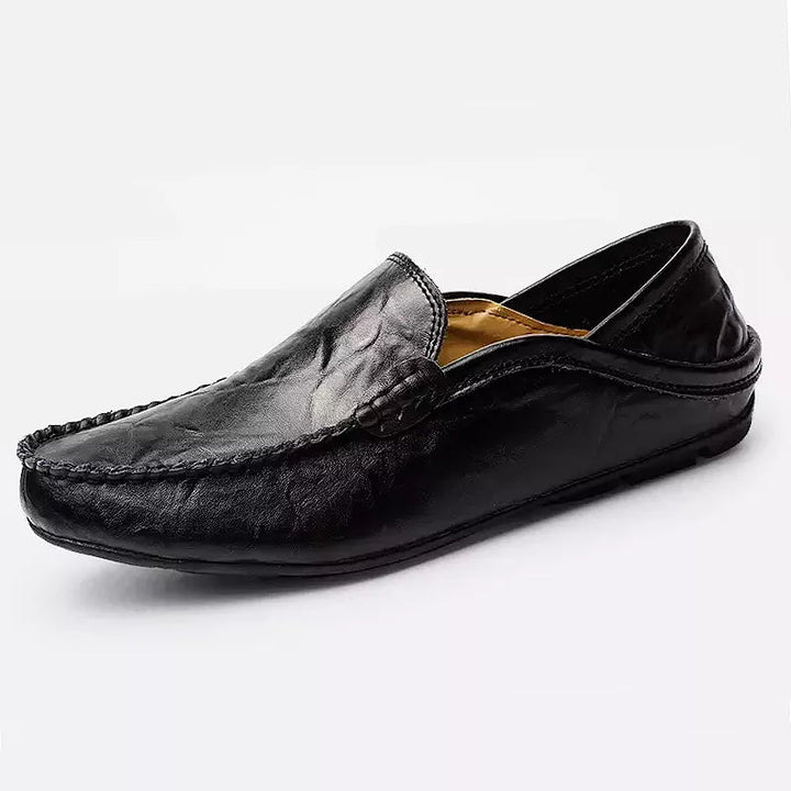 Sapato Mocassim de Couro Masculino - LC1034 Prod187 Loja Charmme Preto 36 