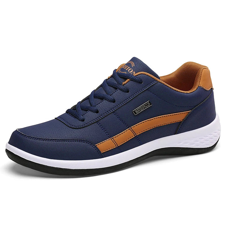 Tênis Italiano Masculino Couro - Casual LC151 Prod259 Loja Charmme Tênis Italiano Azul 36 